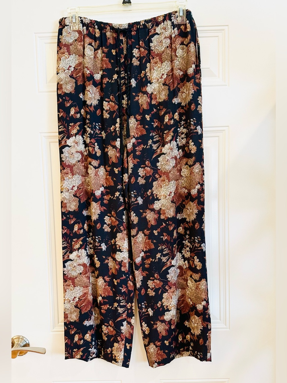 Studio Holt Renfrew wide leg floral pants